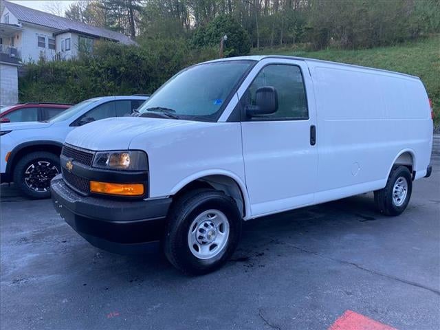 2026 Chevrolet Express Cargo Base in Summit White — front three-quarter view